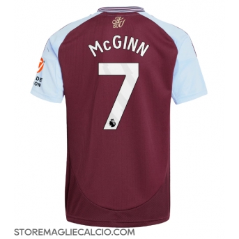 Aston Villa John McGinn #7 Maglia Gara Casa Repliche 2024-25